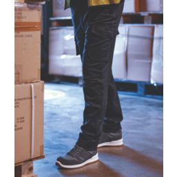 Apache Barkerville Cargo Work Trousers Black 46" W 31-33" L