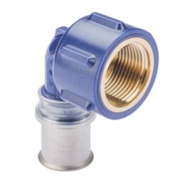 Wavin Tigris  Multi-Layer Composite Press-Fit Adapting 90° BSP Female Elbows 0.75" x 20mm 10 Pack