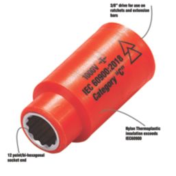 ITL VDE 3/8" Drive Socket 3/8"