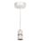 Hager 624SEL212SC6 6" Pendant Set (Short Skirt & Safety Cover) B22 White 75"