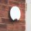 Brackenheath iSpot Frameless Outdoor Round LED Bulkhead Light Black 8.5W 1150lm