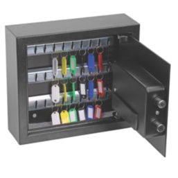 Smith & Locke  30-Hook Electronic Combination Digitally-Locked Key Cabinet