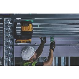 DEWALT DCLE34021D1-GB 18V 1 x 2Ah Li-Ion XR Green Self-Levelling Cross-Line Laser Level