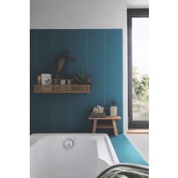 V33 2Ltr Lagoon Blue Satin Tile Paint
