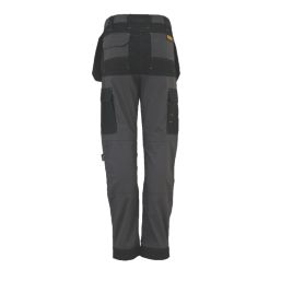 DEWALT Roseville Womens Work Trousers Grey/Black Size 16 31" L
