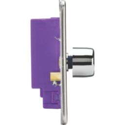 Knightsbridge  4-Gang 2-Way LED Intelligent Dimmer Switch  Polished Chrome