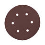 Flexovit A203F 80 Grit 8-Hole Punched Multi-Material Sanding Discs 150mm 6 Pack