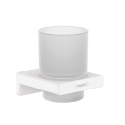 Hansgrohe AddStoris Toothbrush Tumbler Matt White