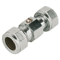 Pegler Straight Service Valve 15mm x 1/2"