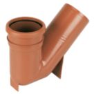 FloPlast Push-Fit 45° Single Socket  Universal Gully Trap 110mm