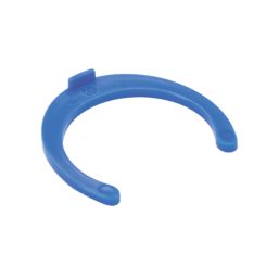 FloPlast FloFit+ Plastic Collet Clips Blue 22mm 20 Pack