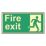 Essentials  Photoluminescent "Fire Exit Man Right" Sign 150mm x 300mm