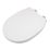 Croydex Bolsena Soft-Close with Quick-Release Toilet Seat Thermoset Plastic White