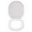 Croydex Bolsena Soft-Close with Quick-Release Toilet Seat Thermoset Plastic White