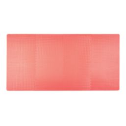 Essentials  Interlocking Floor Tiles Red 20mm 8 Pack