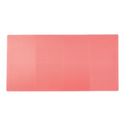 Essentials  Interlocking Floor Tiles Red 20mm 8 Pack