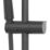 Swirl  Shower Kit Matt Black