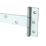 Smith & Locke Zinc-Plated Tee Hinges 250mm 2 Pack