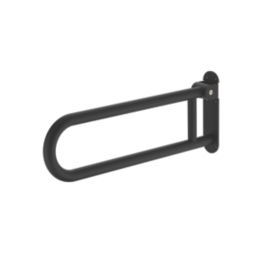 Swirl Adapt+ Household Folding Grab Rail Matt Black 618mm x 250mm x 32mm