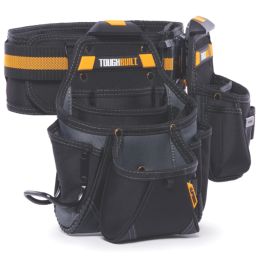 Toughbuilt ClipTech 3-Piece Handyman Tool Belt Set 32-48" Black