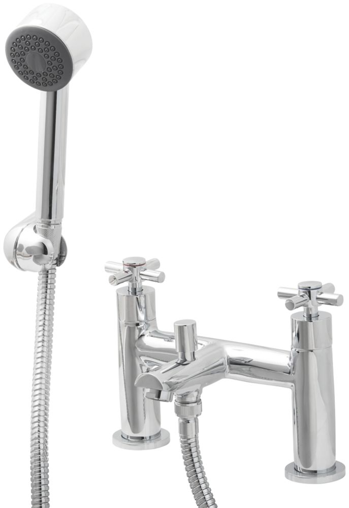Seaford Deck-Mounted Bath / Shower Mixer | Bath Taps | Screwfix.ie