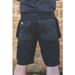 DeWalt Shelby Multi-Pocket Shorts Black 34" W