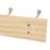 Essentials 4-Hook Rail Pine 458mm x 95mm
