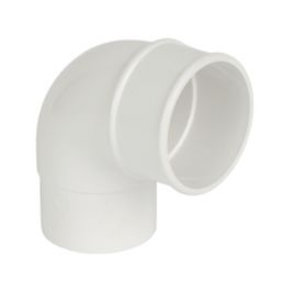 FloPlast  92.5° Round Offset Bend White 68mm
