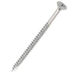 Turbo Silver  PZ Double-Countersunk  Multipurpose Screws 5mm x 100mm 1000 Pack