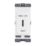 Hager Sollysta WMGKS/EL 20A Grid 2-Pole Emergency Lighting Test Key Switch White