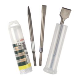 Bosch  SDS Plus Shank Chisel Set 3 Pieces