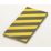 Mottez  Black / Yellow Protective Foam Strip 25mm x 250mm x 500mm