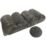 L-PRO Metal Scourers 100mm x 100mm 20 Pack