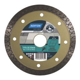 Norton Expert 70184632409 Multi-Material Diamond Blade 115mm x 22.23mm
