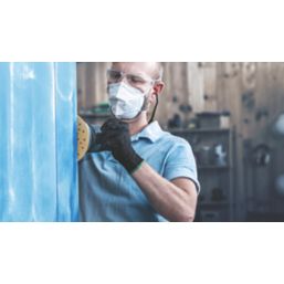 Bosch Expert C470 400 Grit 54-Hole Punched Wood Multihole Sandpapers 125mm 5 Pack