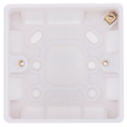 British General  1-Gang Surface Pattress  Box 29mm