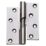 Smith & Locke Polished Chrome  Rising Butt Hinges  100mm x 84mm 2 Pack