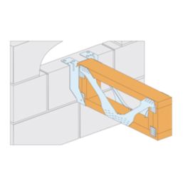 Simpson Strong-Tie Masonry Joist Hangers 47mm x 215mm 4 Pack