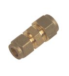 Flomasta Brass Compression Reducing Coupler 15mm x 12mm - Screwfix