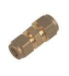 Flomasta Brass Compression Reducing Coupler 15mm x 8mm - Screwfix