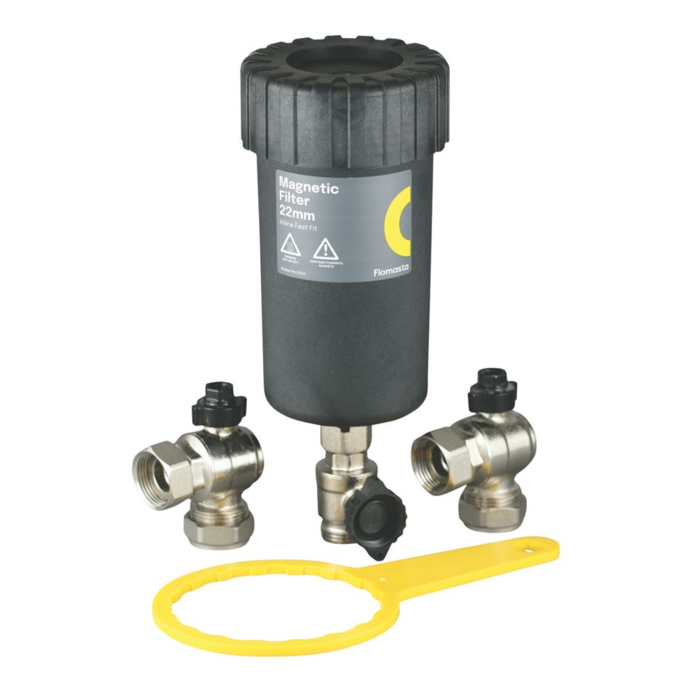 Flomasta Central Heating Filter 22mm Screwfix