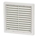 Manrose Fixed Louvre  Vent White 125mm x 125mm