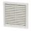 Manrose Fixed Louvre  Vent White 125mm x 125mm