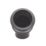 FloPlast  Push-Fit 135° Single Socket Bend (Socket/Spigot) Black 110mm