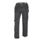 Milwaukee  Stretch Work Trousers Black 40" W 32" L