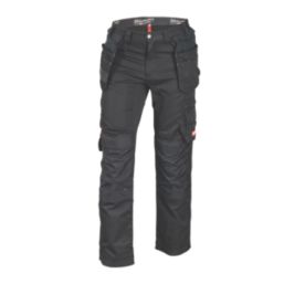 Milwaukee  Stretch Work Trousers Black 40" W 32" L