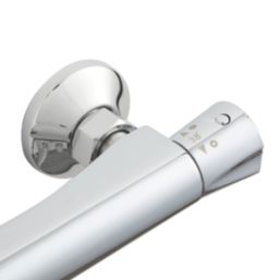 Highlife Bathrooms Slim Rear-Fed Exposed Chrome Thermostatic Shower