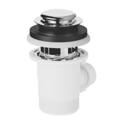 Swirl Melba Chrome 14.3mm Mono Bidet Mixer Tap  With Waste