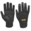 Stanley  Vibration Absorbing Performance Gloves Black Large