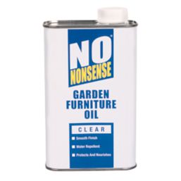 No Nonsense Garden Furniture Oil  Clear 1Ltr